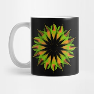 Green mandala Mug